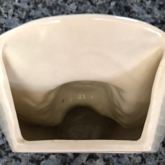 Vintage Royal Copley 1950's Asian Girl Head Vase Wall Pocket - Picture 4 of 6